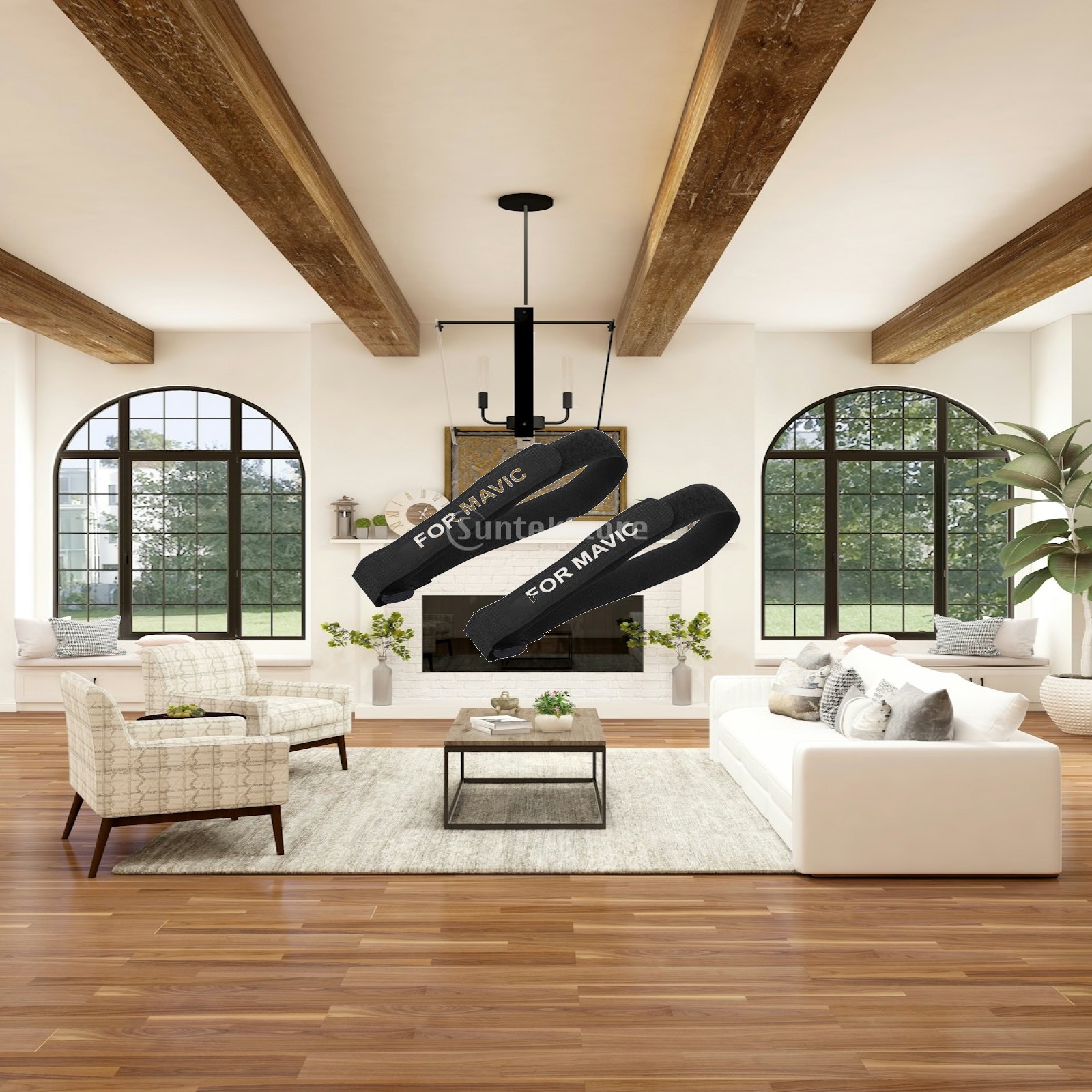 Drone Battery Strap - Clip de fixation d'hélice noir en