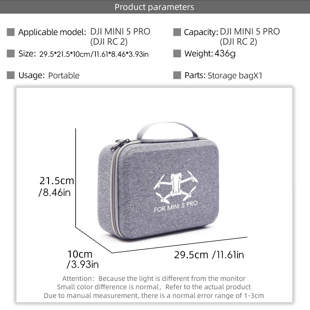 Étui de transport de rangement - Drone Battery Case avis et prix